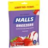Halls Breezers Creamy Strawberry Throat Drops, Economy Pack, 70 Drops