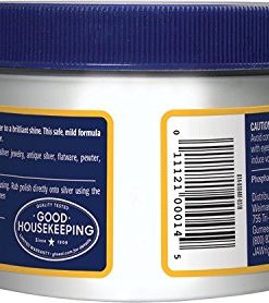 Wright's Silver Cleaner and Polish Cream - 6 Pack - 8 Ounce - Ammonia-Free - Gently Clean and Remove Tarnish without Scratching