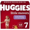 Baby Diapers Size 7, 68 Ct, Huggies Little Movers