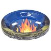 Camping Adventure Party Supplies Tableware Set 24 9" Paper Plates 24 7" Plate 24 9 Oz Cup 50 Lunch Napkin for Camp Out Campfire Forest Nature Hiking Camper Themed Disposable Birthday Baby Shower Decor