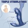 Wiggling & Vibrating Anal Vibrator Prostate Massager for Men, APP Control Remote Interaction Anal Plug Butt G Spot Stimulator Unisex Couple Vibrator, Rechargeable Adult Anal Sex Toy for Men Women