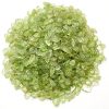 Zungtin 1 lb Peridot Small Tumbled Chips Crushed Stone Healing Reiki Crystal Jewelry Making Home Decoration